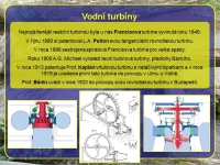 Z přednášky Využití vodní energie